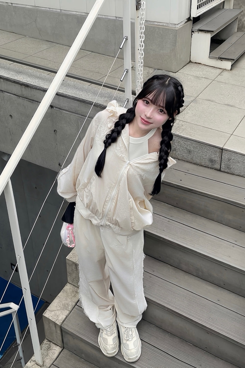 airy lace pants
