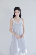 Sophie satin lace cami one-piece