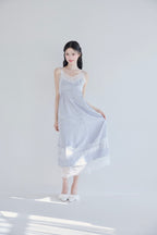 Sophie satin lace cami one-piece