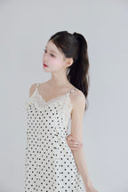 Sophie satin lace cami one-piece