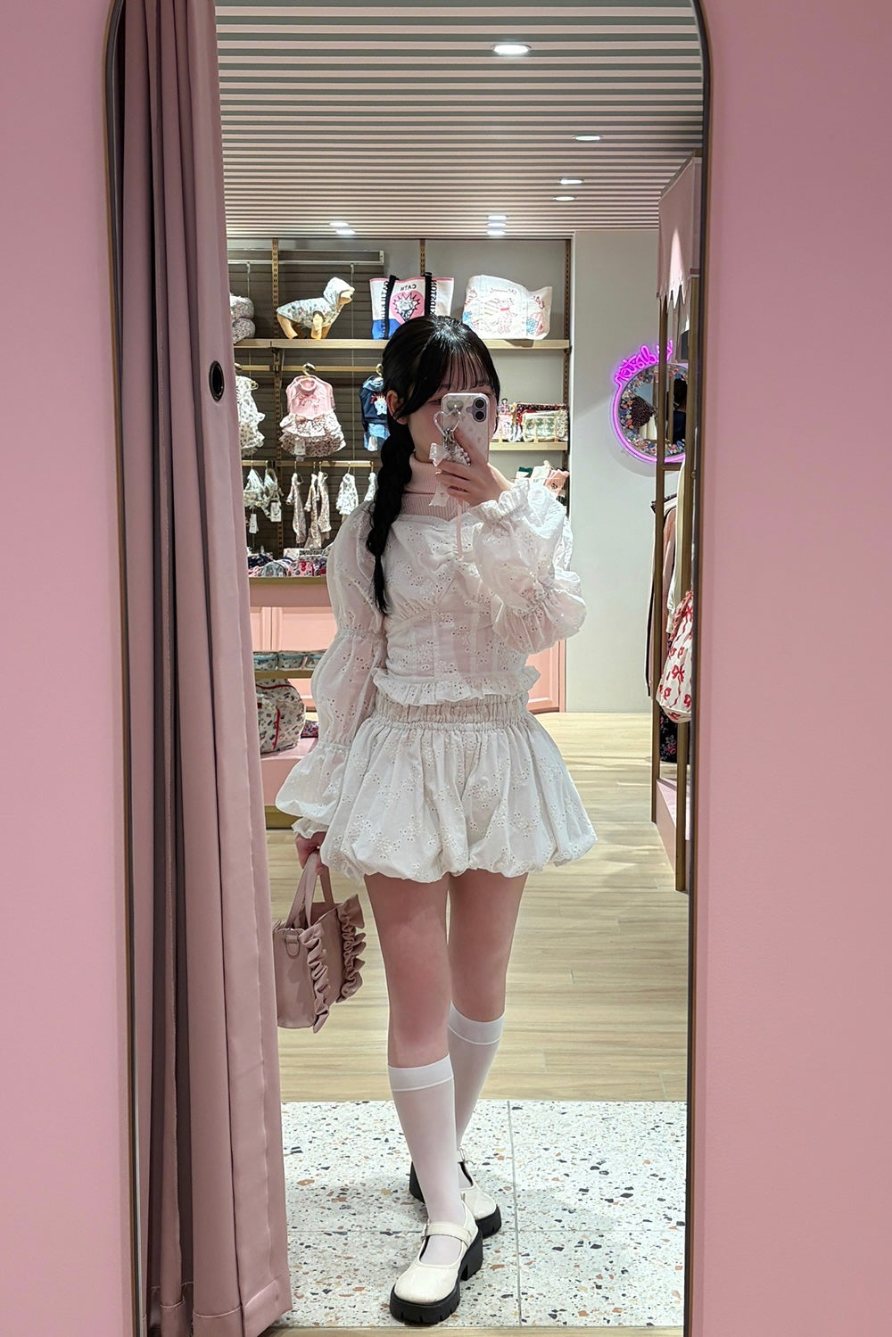 Back Open Peony Top