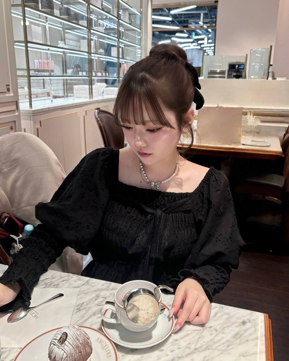 Front Ribbon Peony Puff Top – Treat Ürself