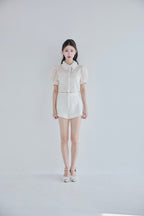 étoile flower lace blouse