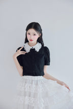 étoile flower lace blouse