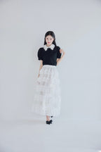 étoile flower lace blouse