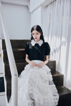 étoile flower lace blouse