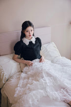 étoile flower lace blouse