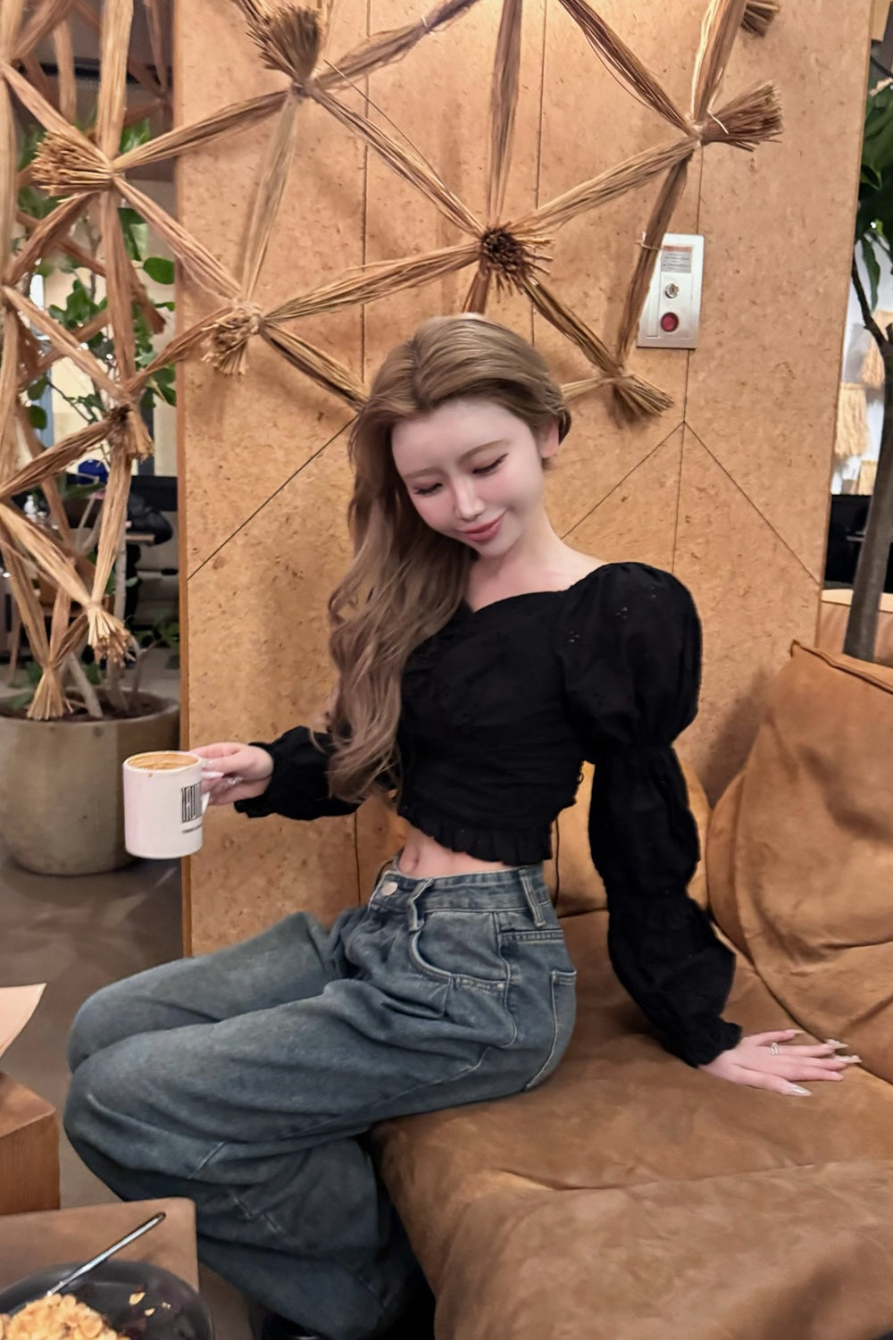 Back Open Peony Top