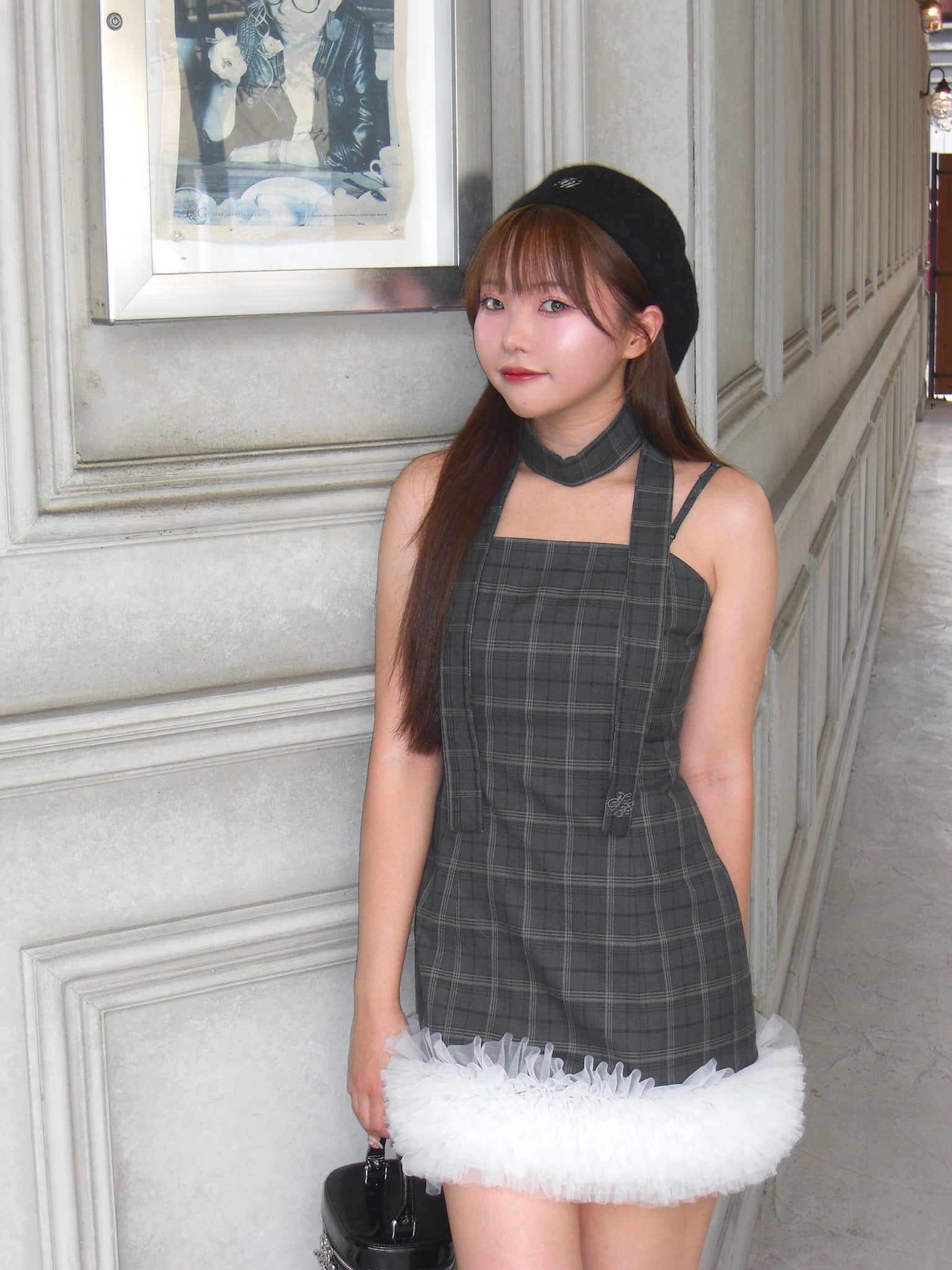 Tulle Bloom mini Dress