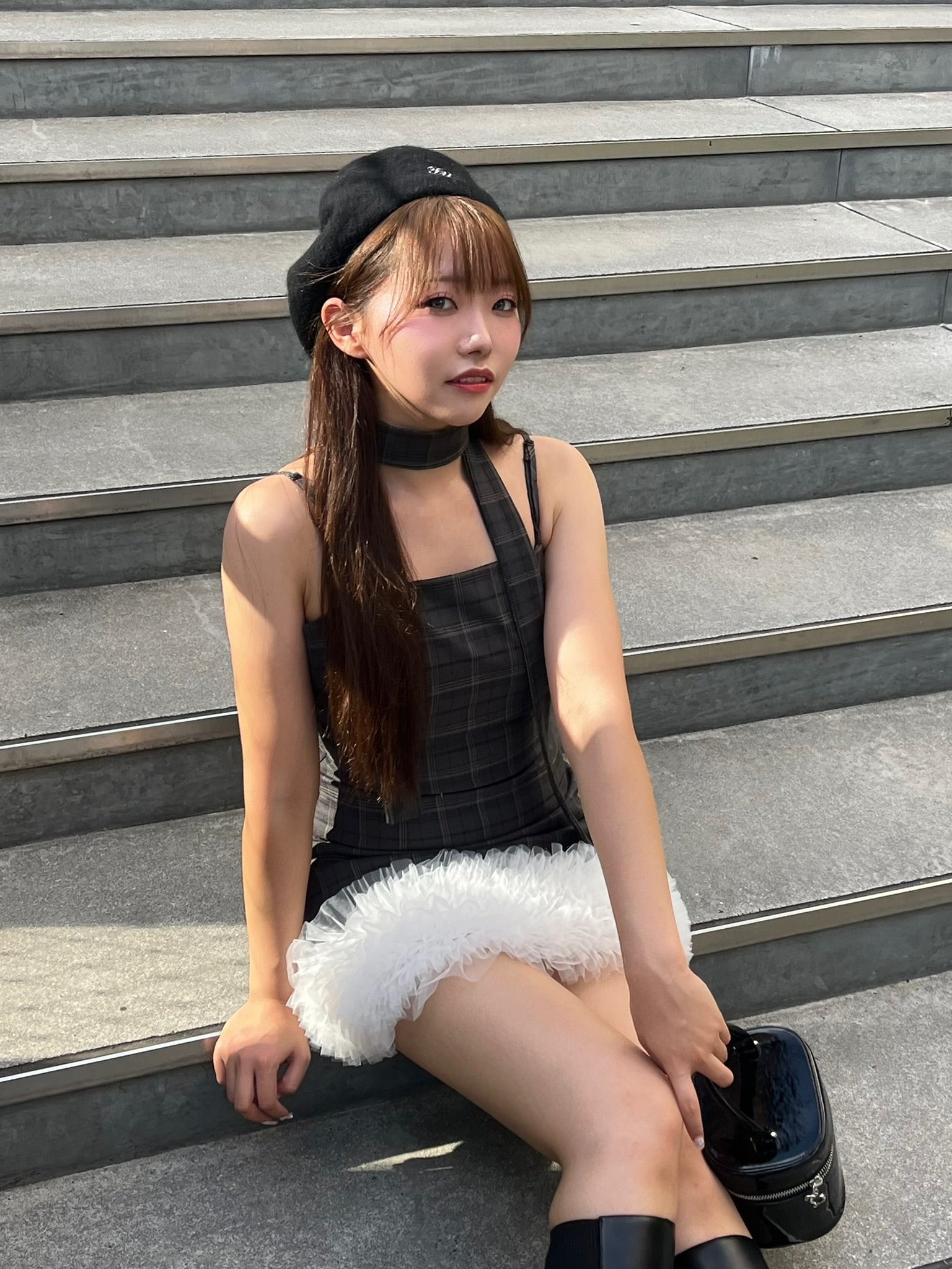 Tulle Bloom mini Dress – Treat Ürself