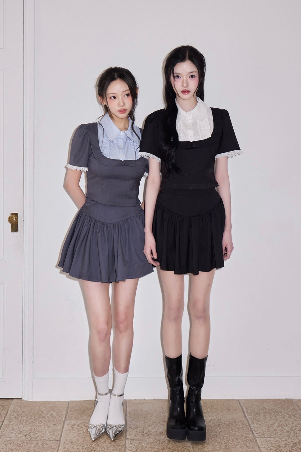 Gather flare mini skirt – Treat Ürself