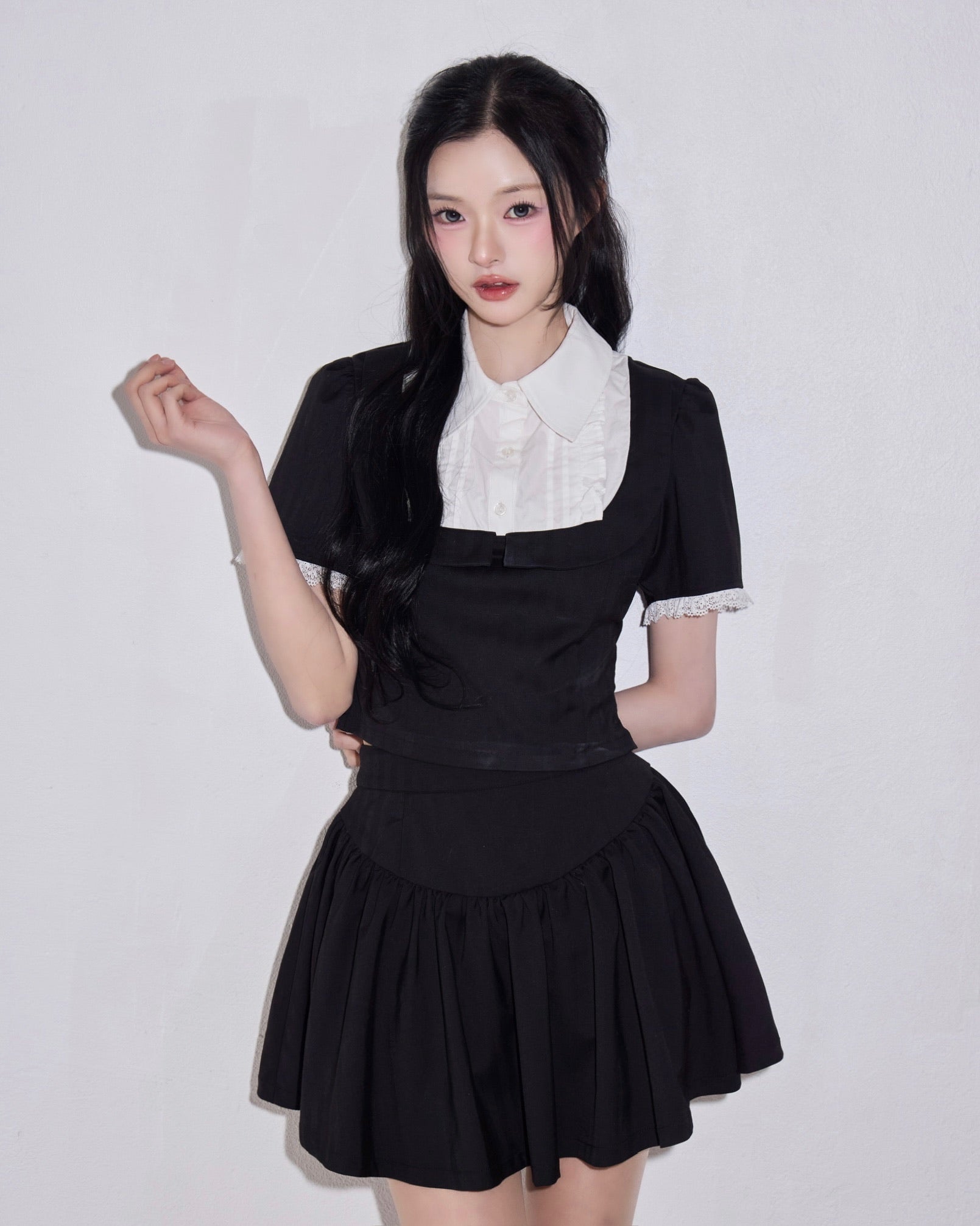 Gather flare mini skirt – Treat Ürself