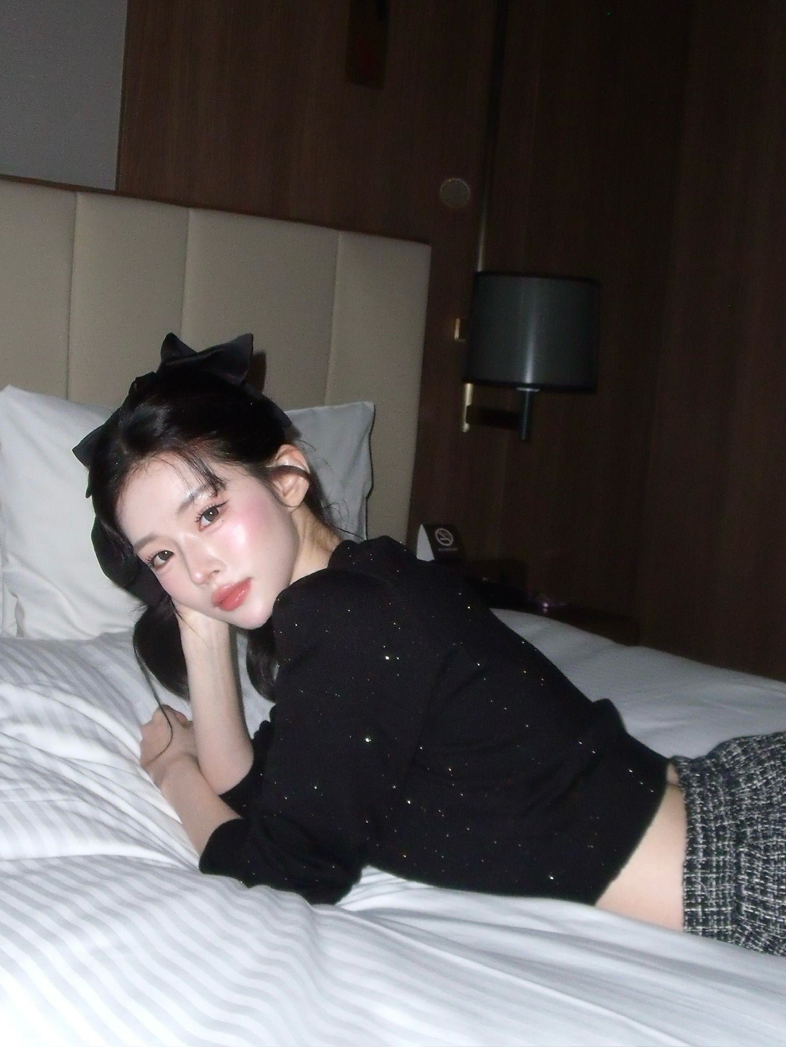 rose motif lame knit cardigan – Treat Ürself