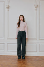 Bijou turtle neck knit tops