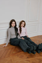 Bijou turtle neck knit tops