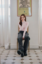 Bijou turtle neck knit tops