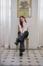 Bijou turtle neck knit tops