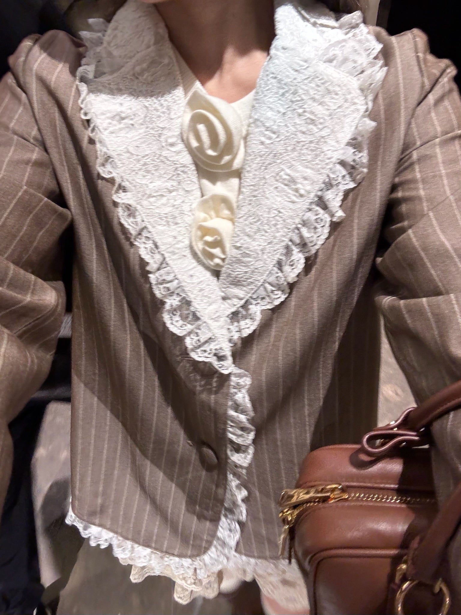 【10月末より順次発送】Retro lace jacket
