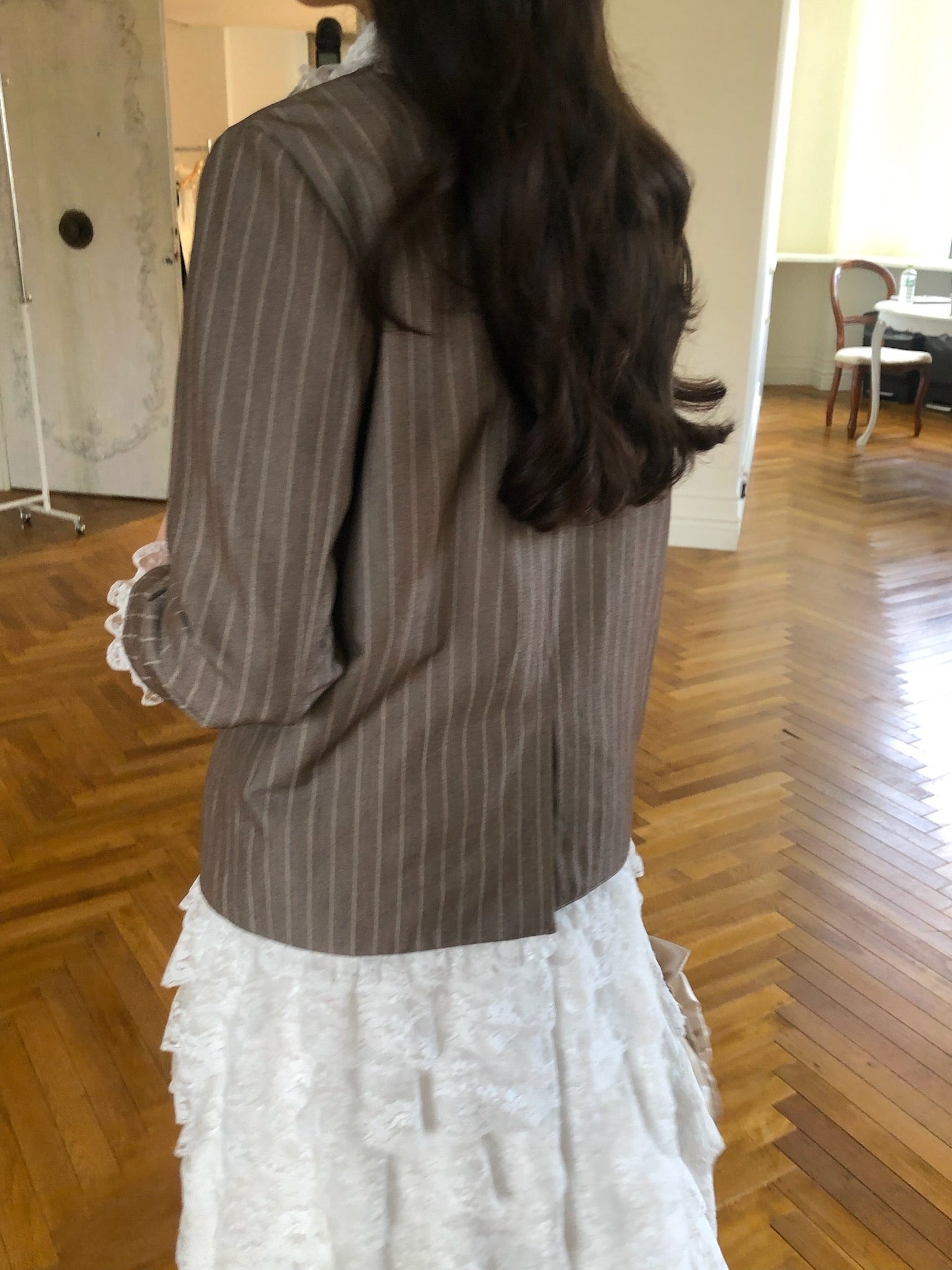 【10月末より順次発送】Retro lace jacket