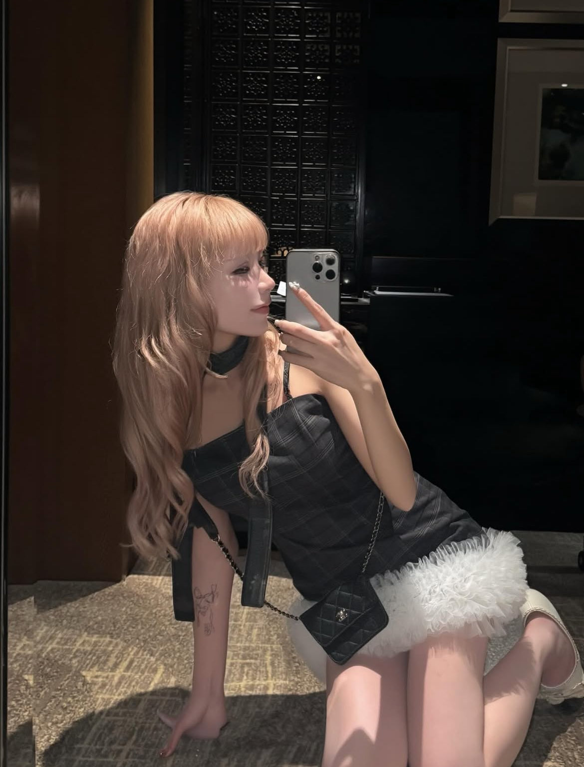 Tulle Bloom mini Dress – Treat Ürself