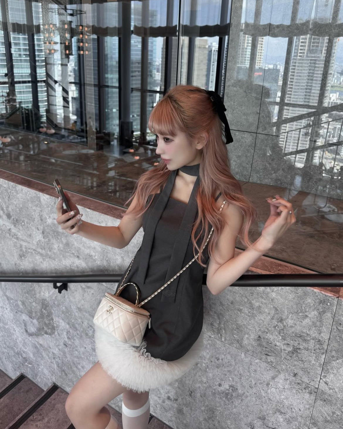 Tulle Bloom mini Dress