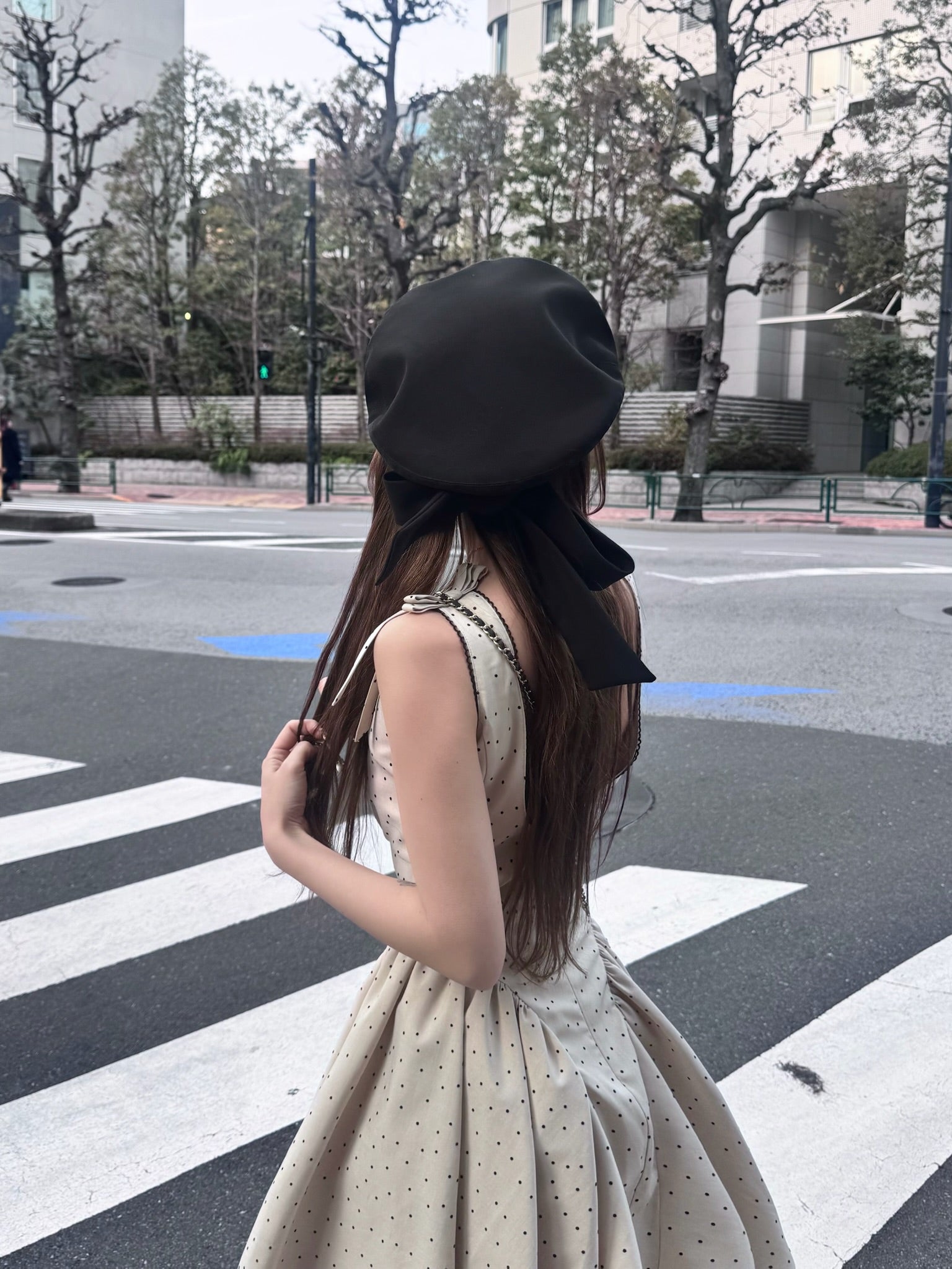 Treat Ürself ribbon béret hat