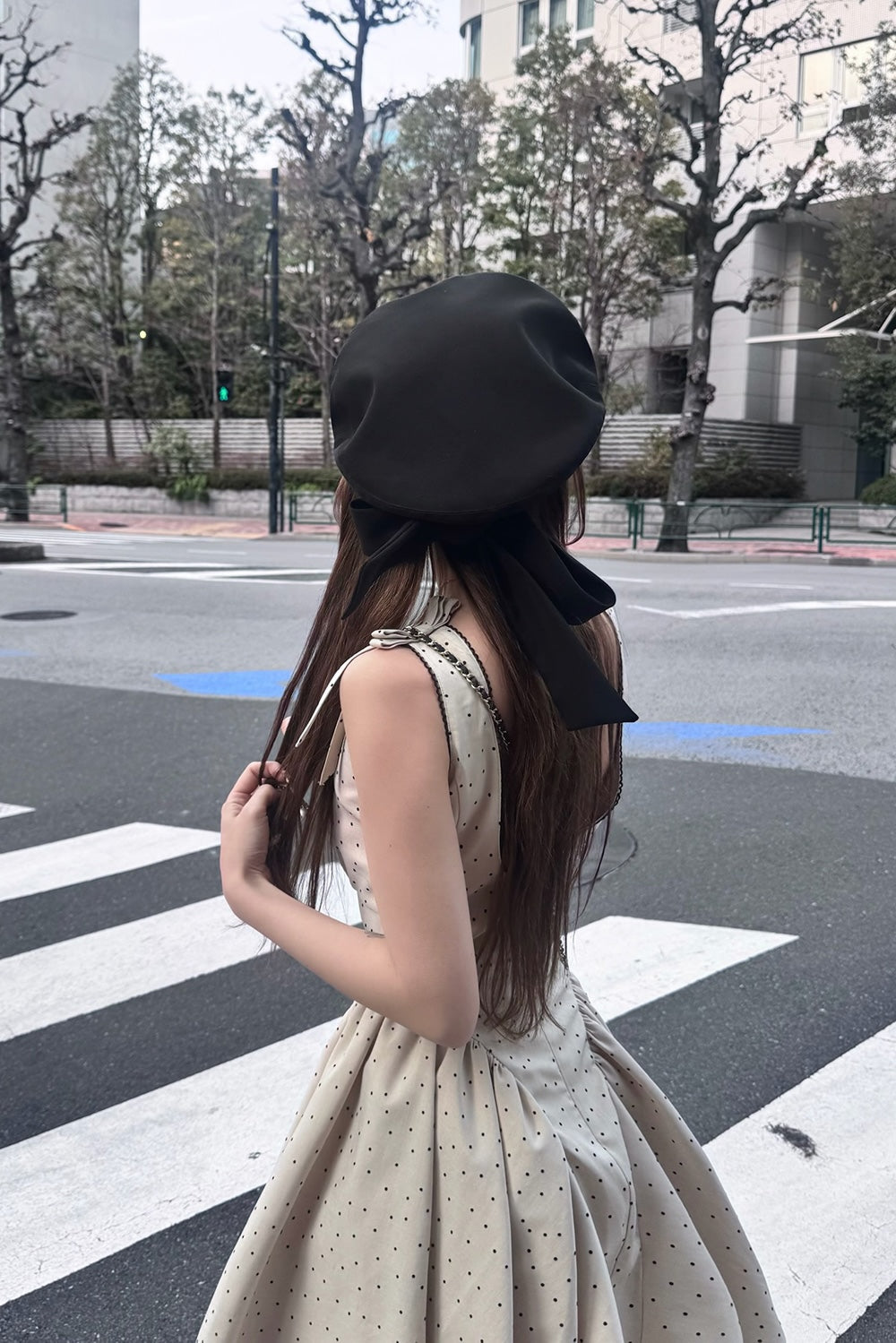 Treat Ürself ribbon béret hat
