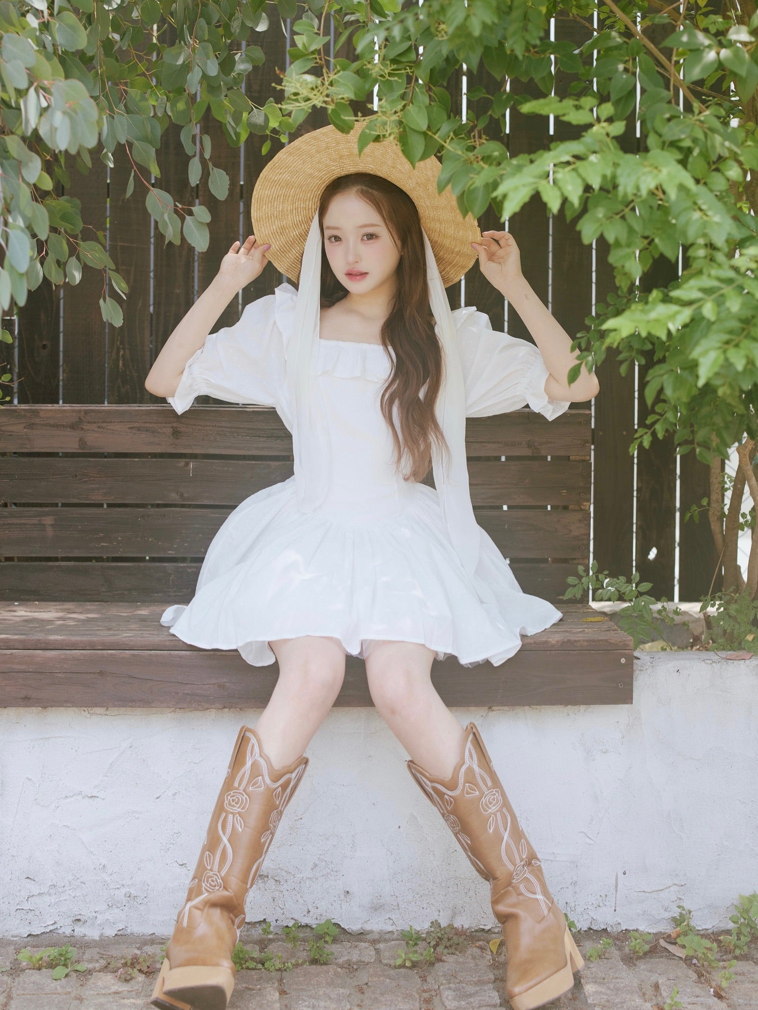 puff sleeve cotton mini one-piece – Treat Ürself
