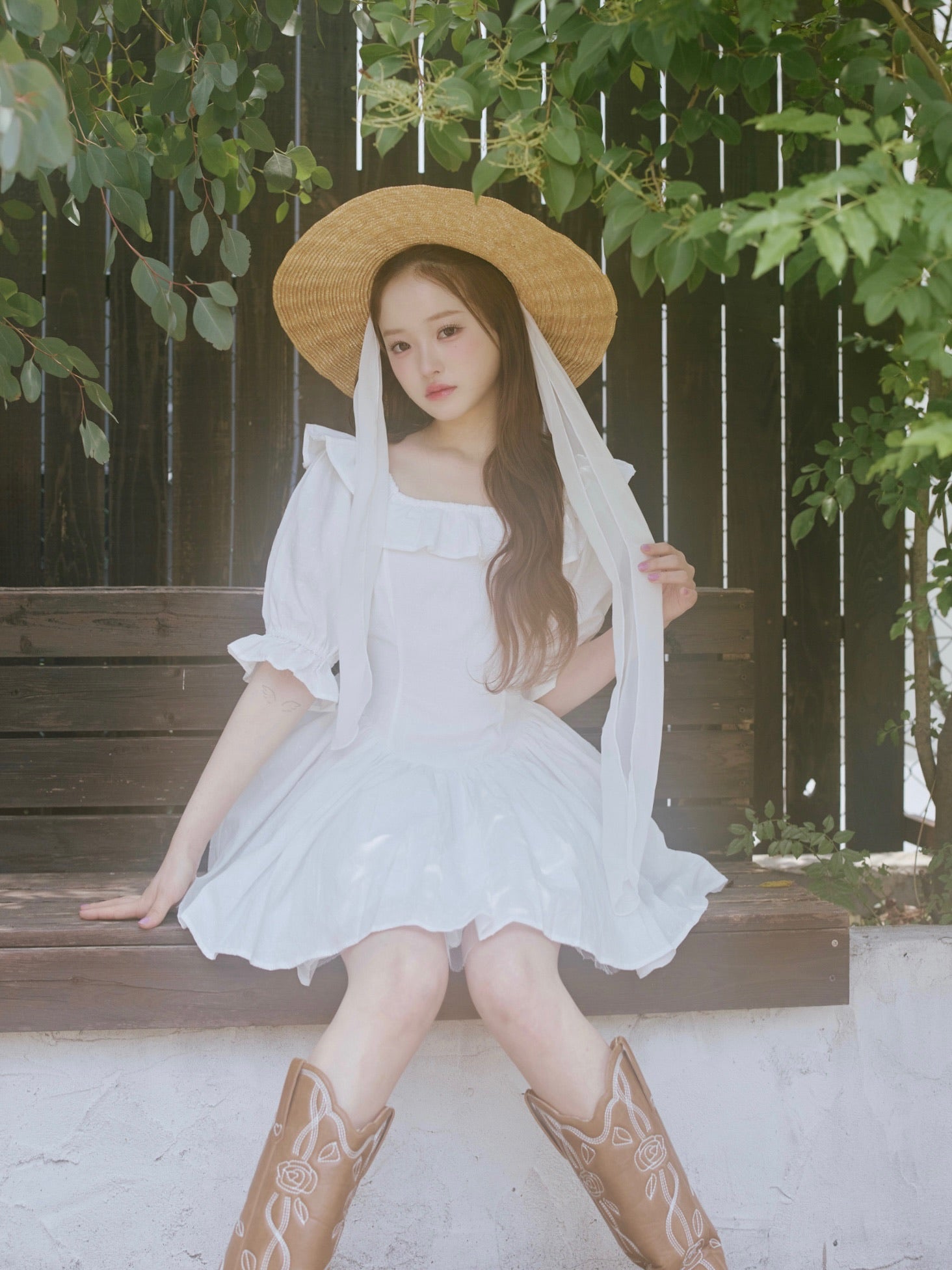 puff sleeve cotton mini one-piece – Treat Ürself