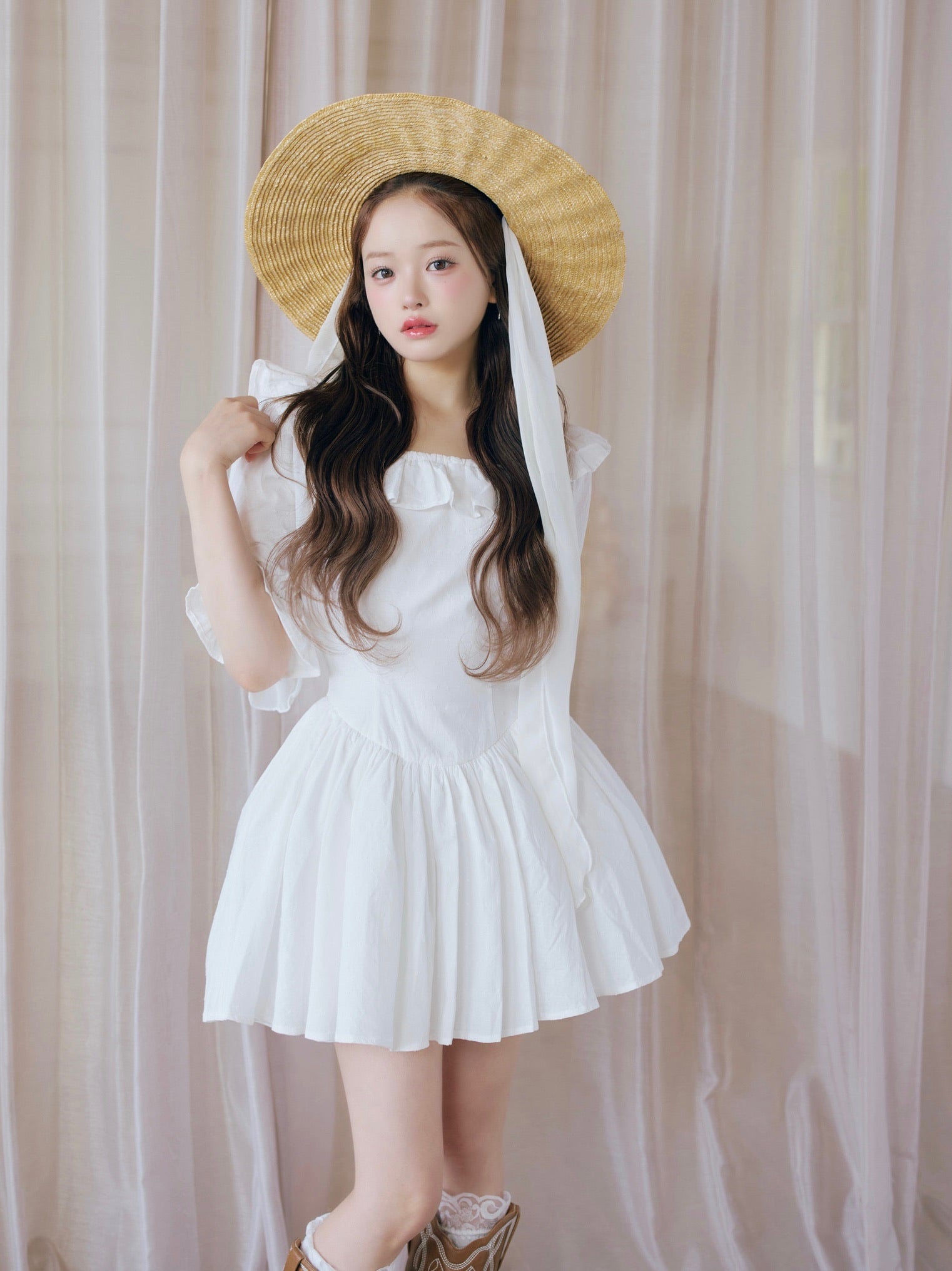 puff sleeve cotton mini one-piece – Treat Ürself