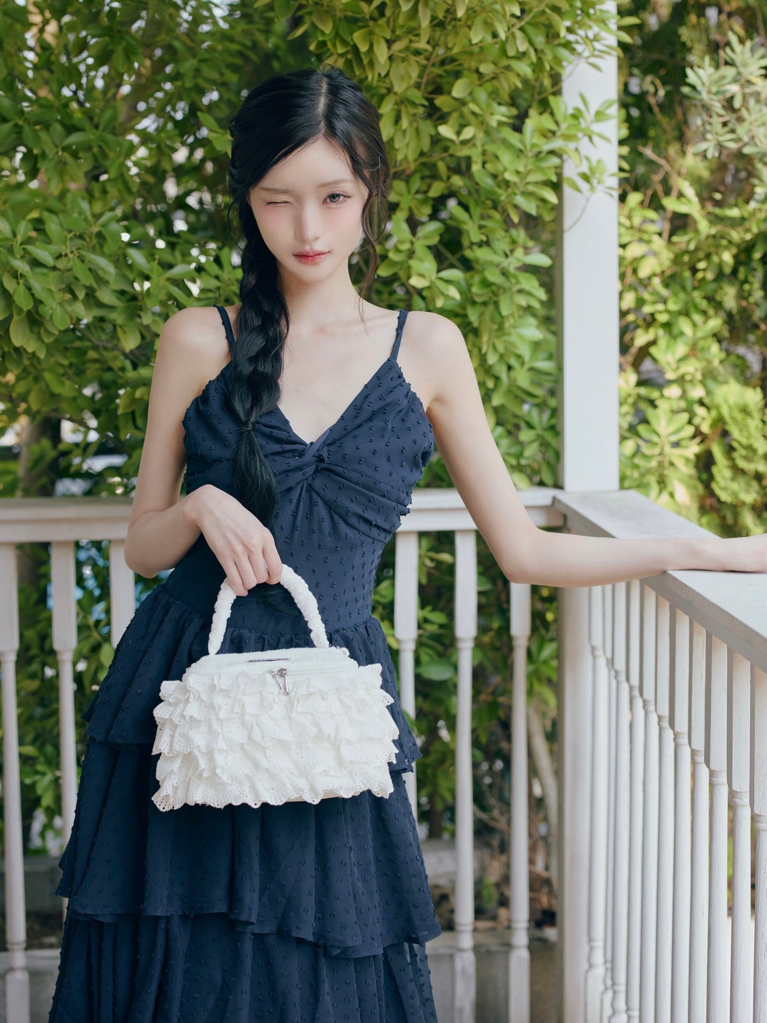きてい子様専用】Treat Sheer frill tiered dress frill tiered cami