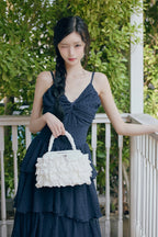 frill tiered cami long dress