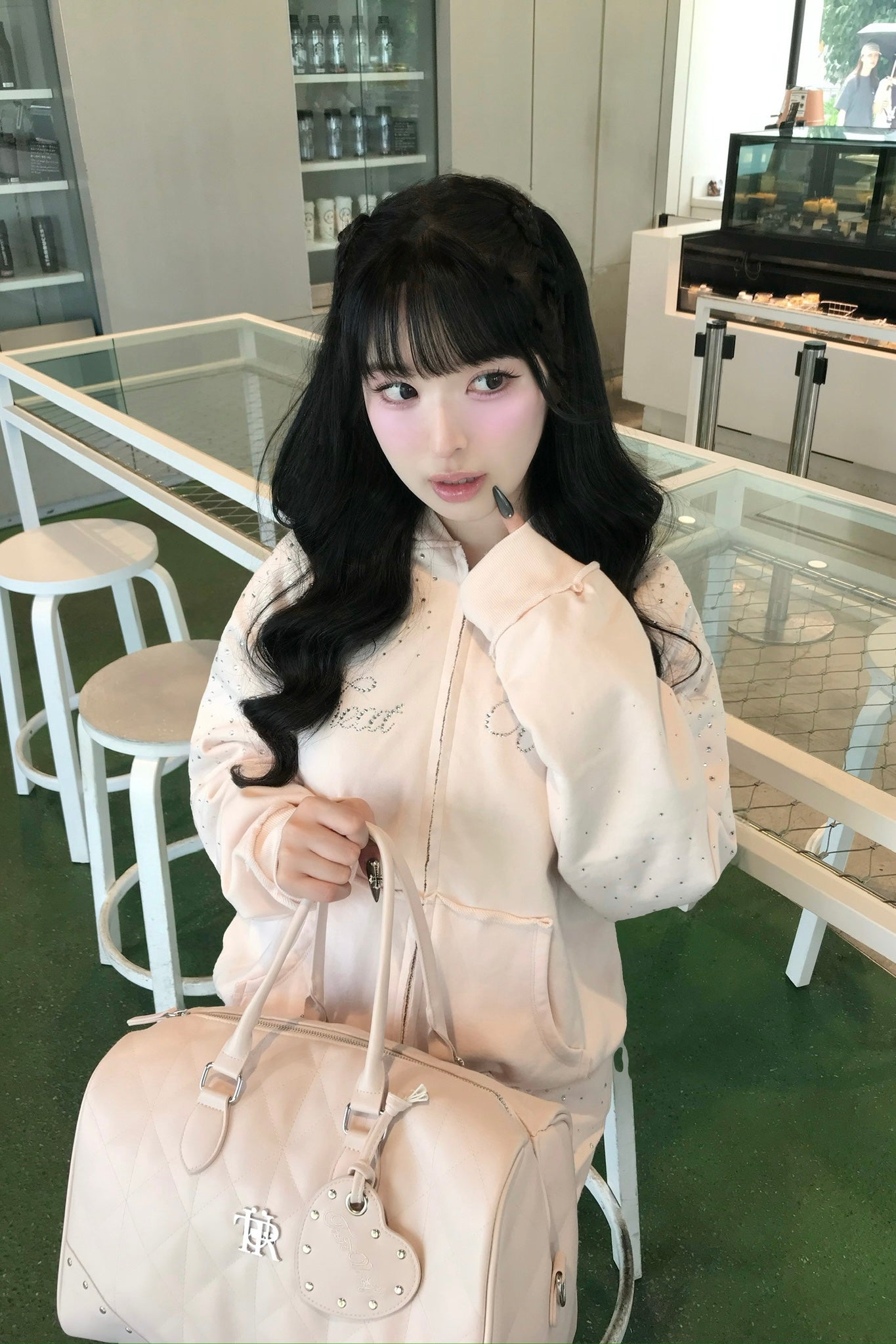Treat Ürself bijou logo hoodie