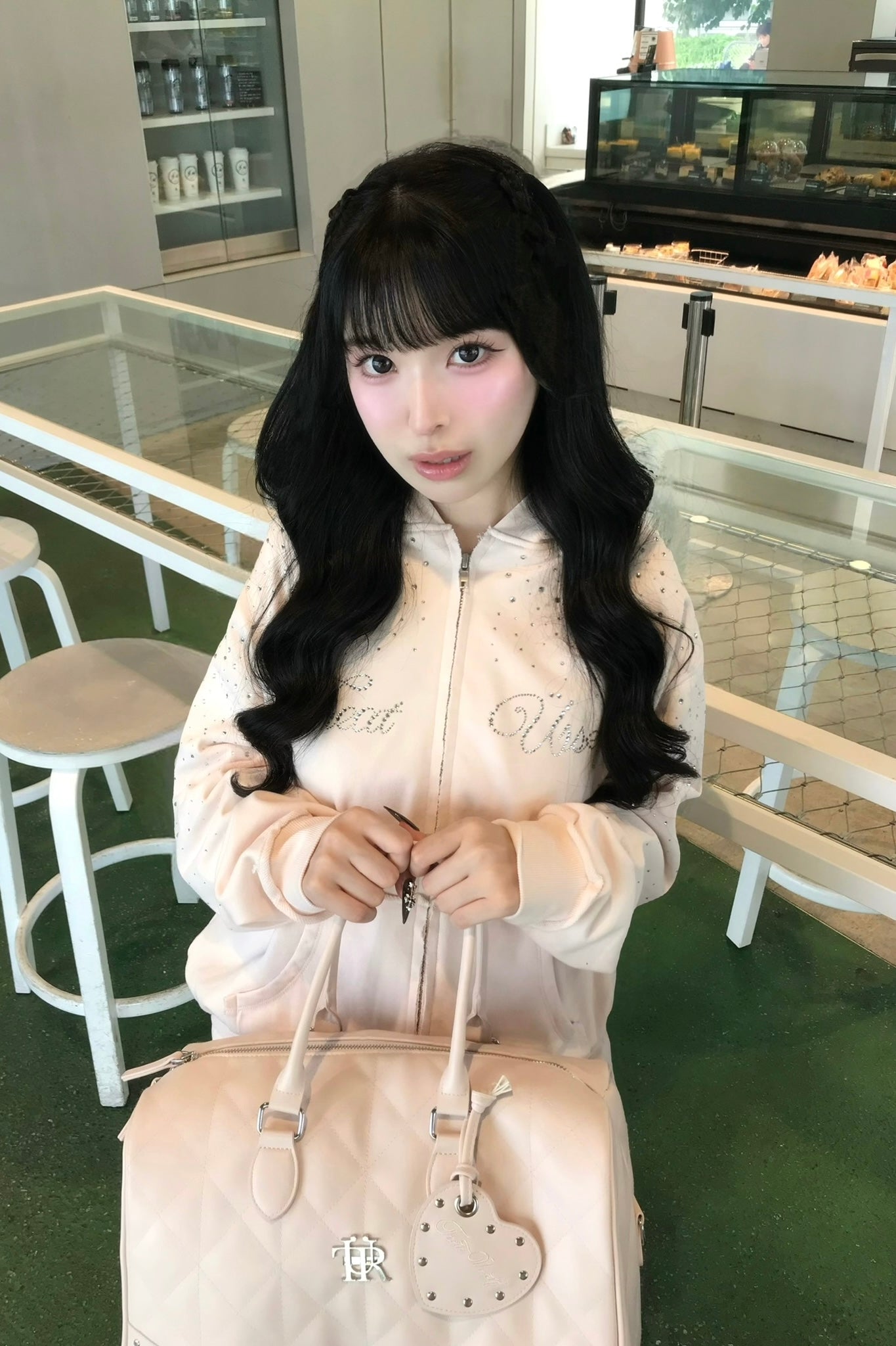 Treat Ürself bijou logo hoodie