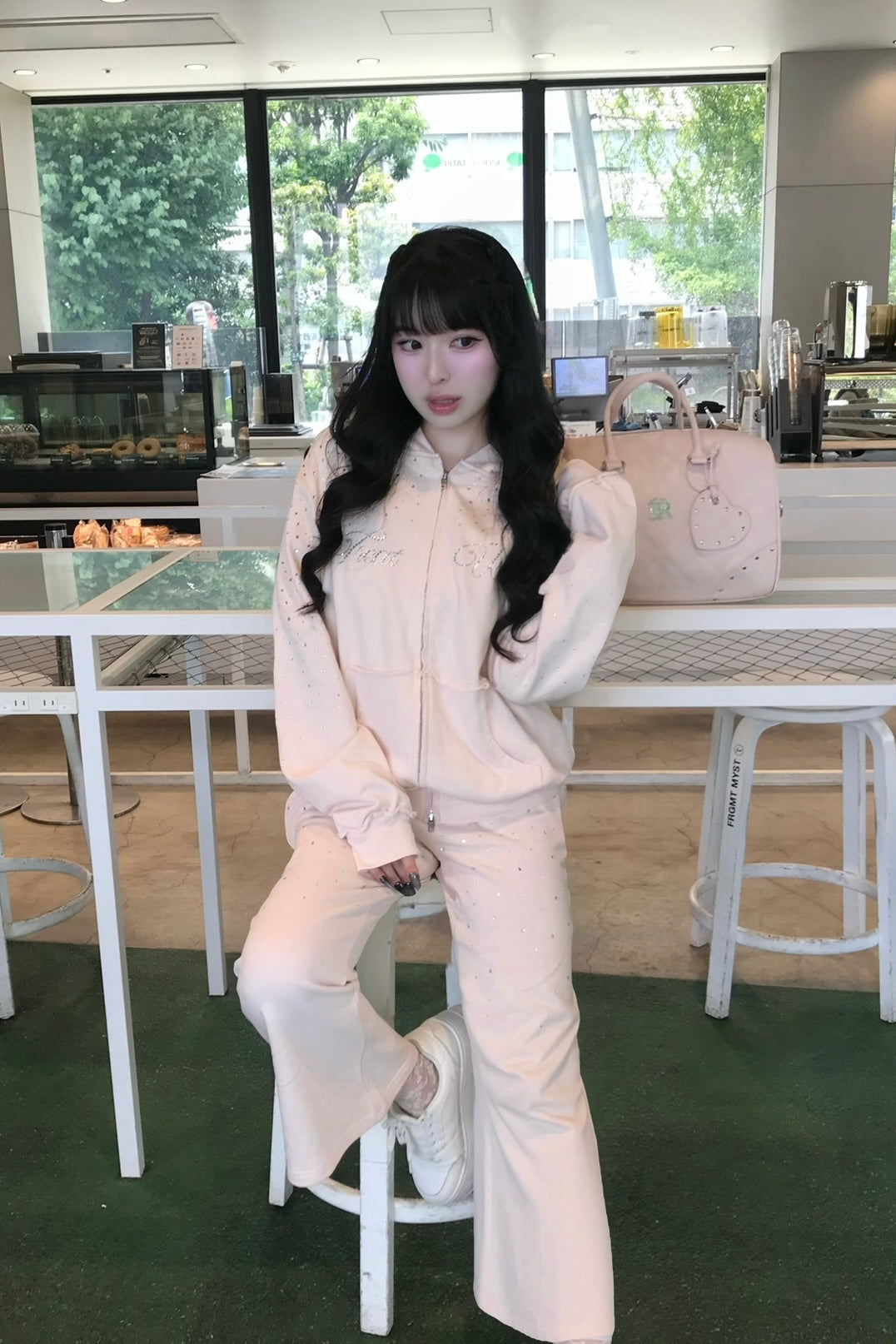 Treat Ürself bijou logo hoodie