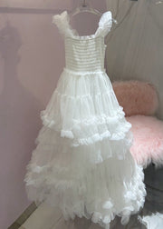 ”Ballerina” blooming tulle dress(white)