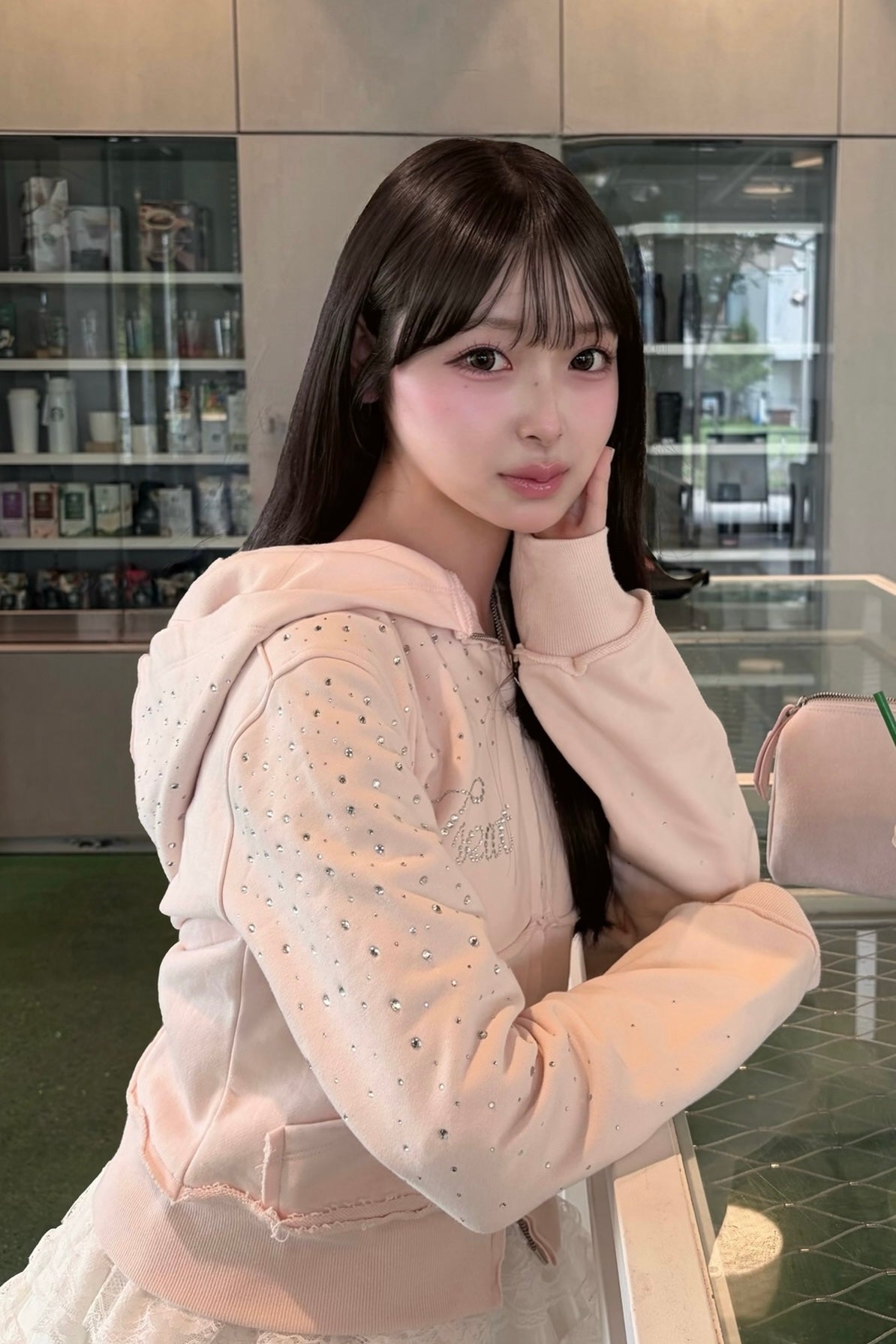 Treat Ürself bijou logo hoodie