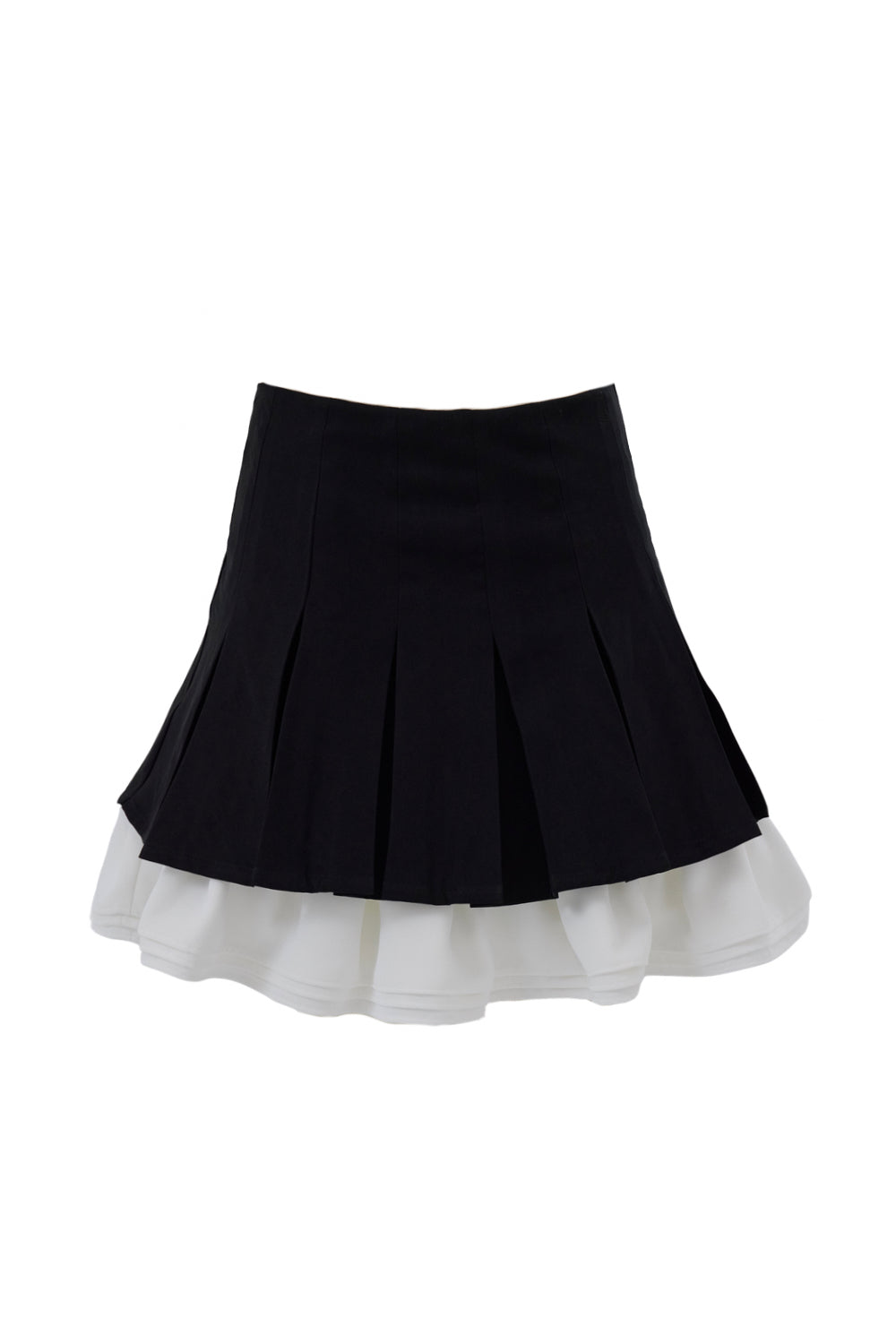classy pleats frill mini skirt