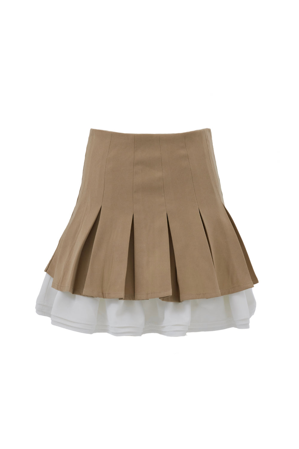 classy pleats frill mini skirt