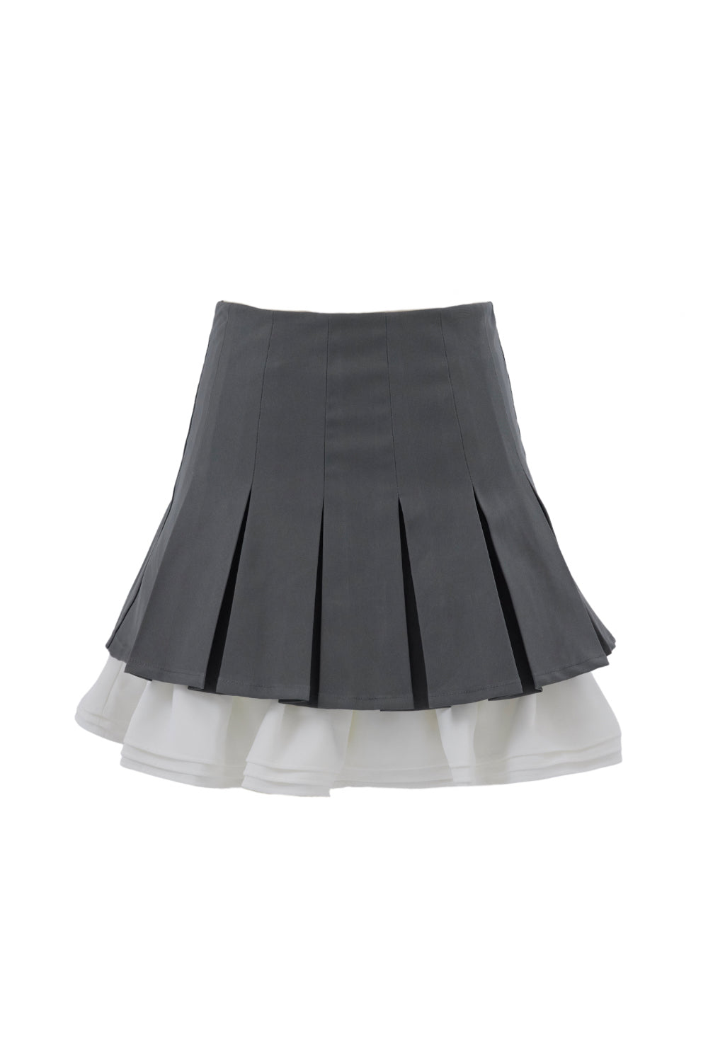 classy pleats frill mini skirt