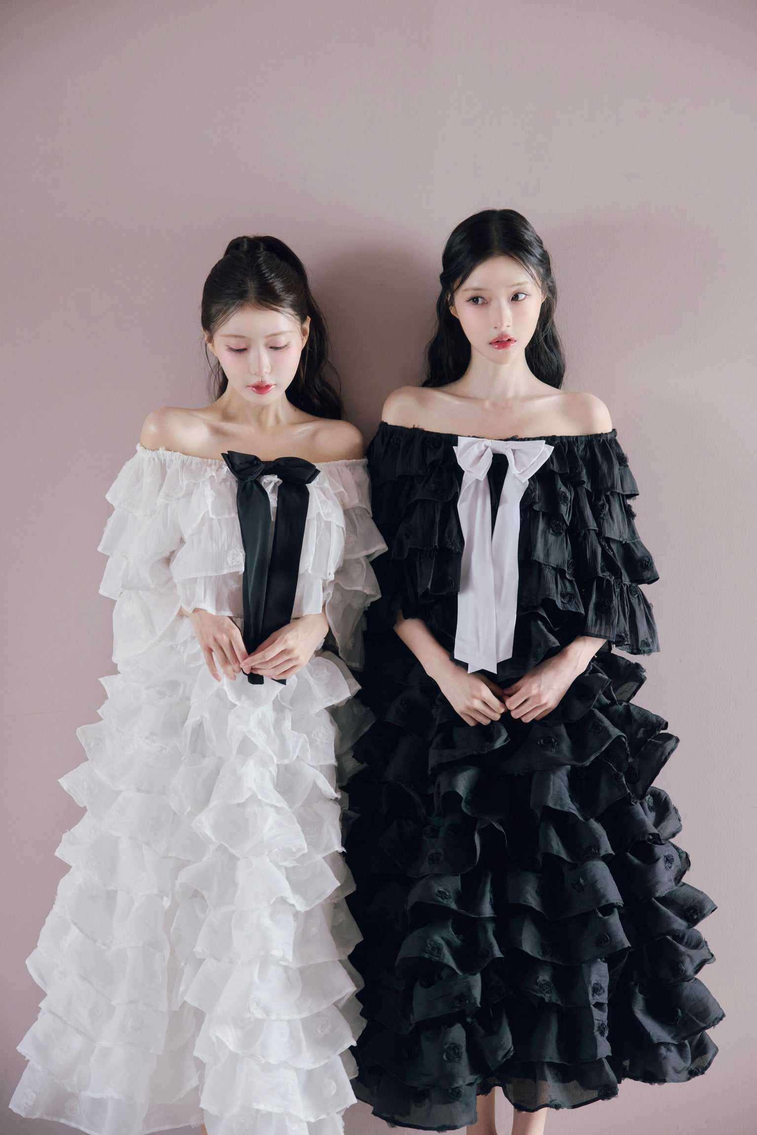 Lisa rose frill volume skirt