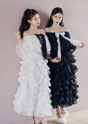 Lisa rose frill volume skirt