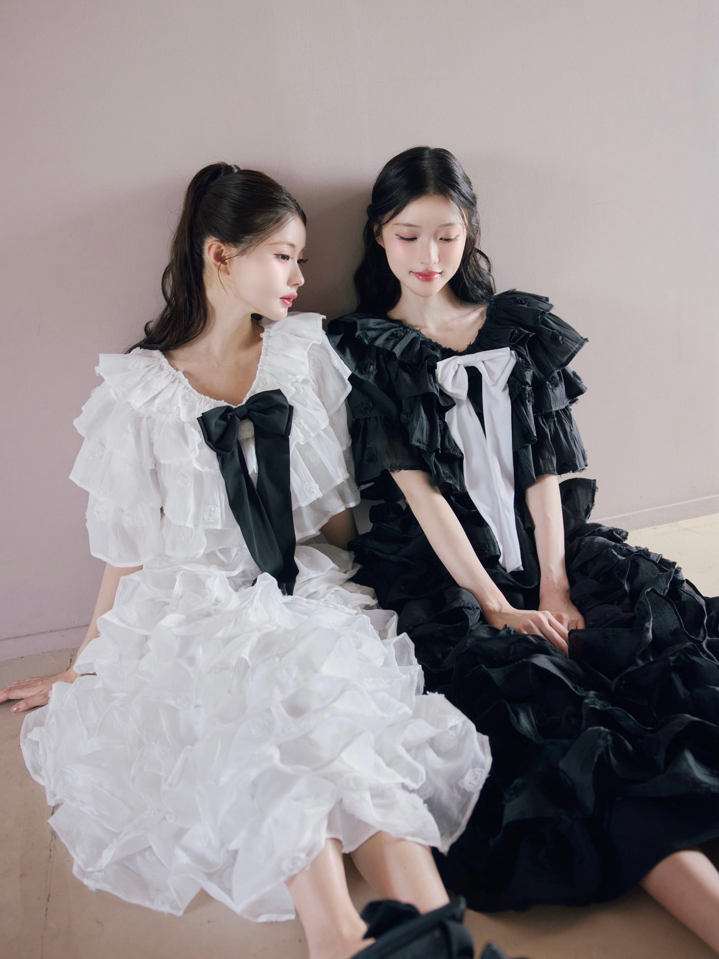 Lisa rose frill volume skirt