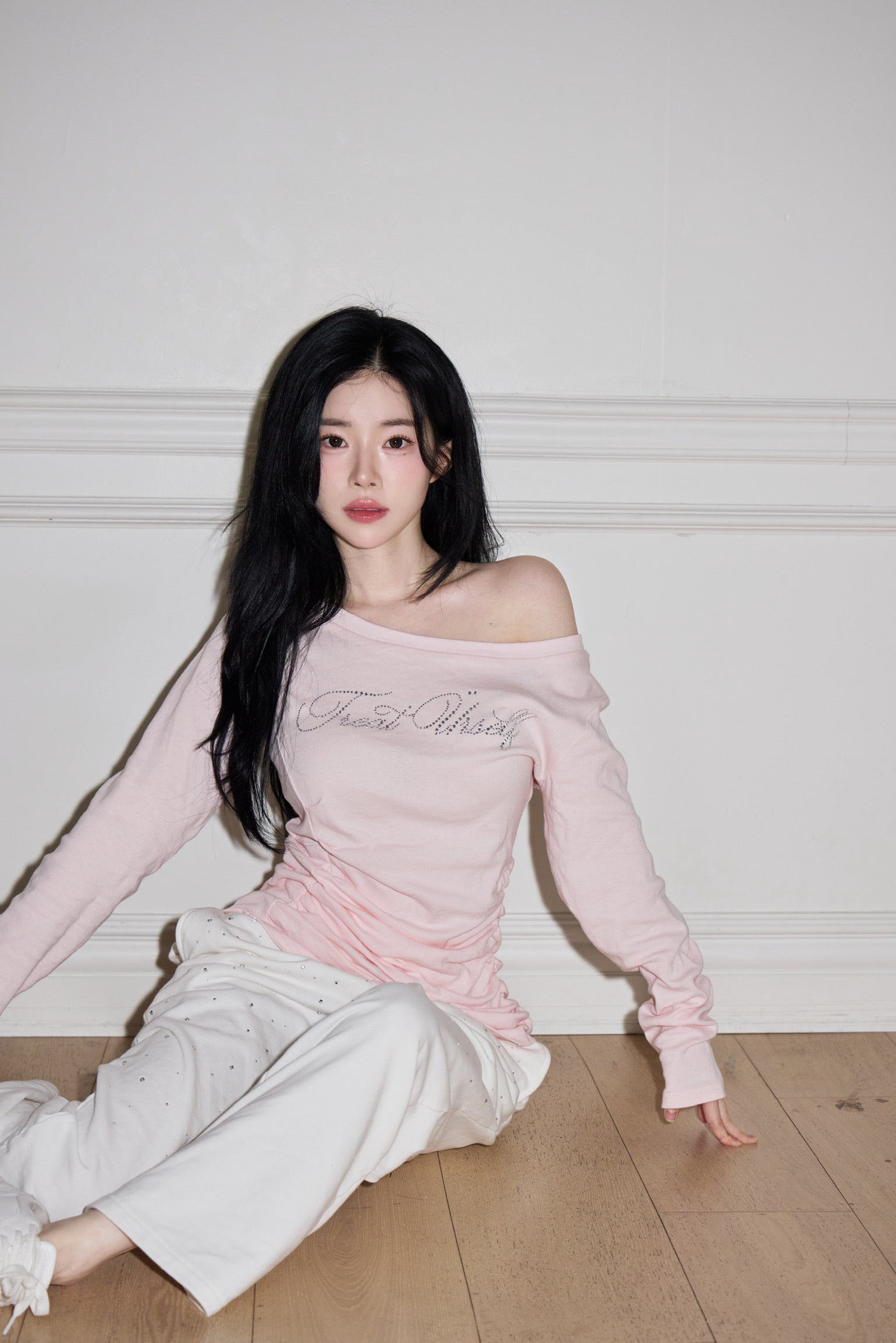 2way bijou long sleeve T-shirts