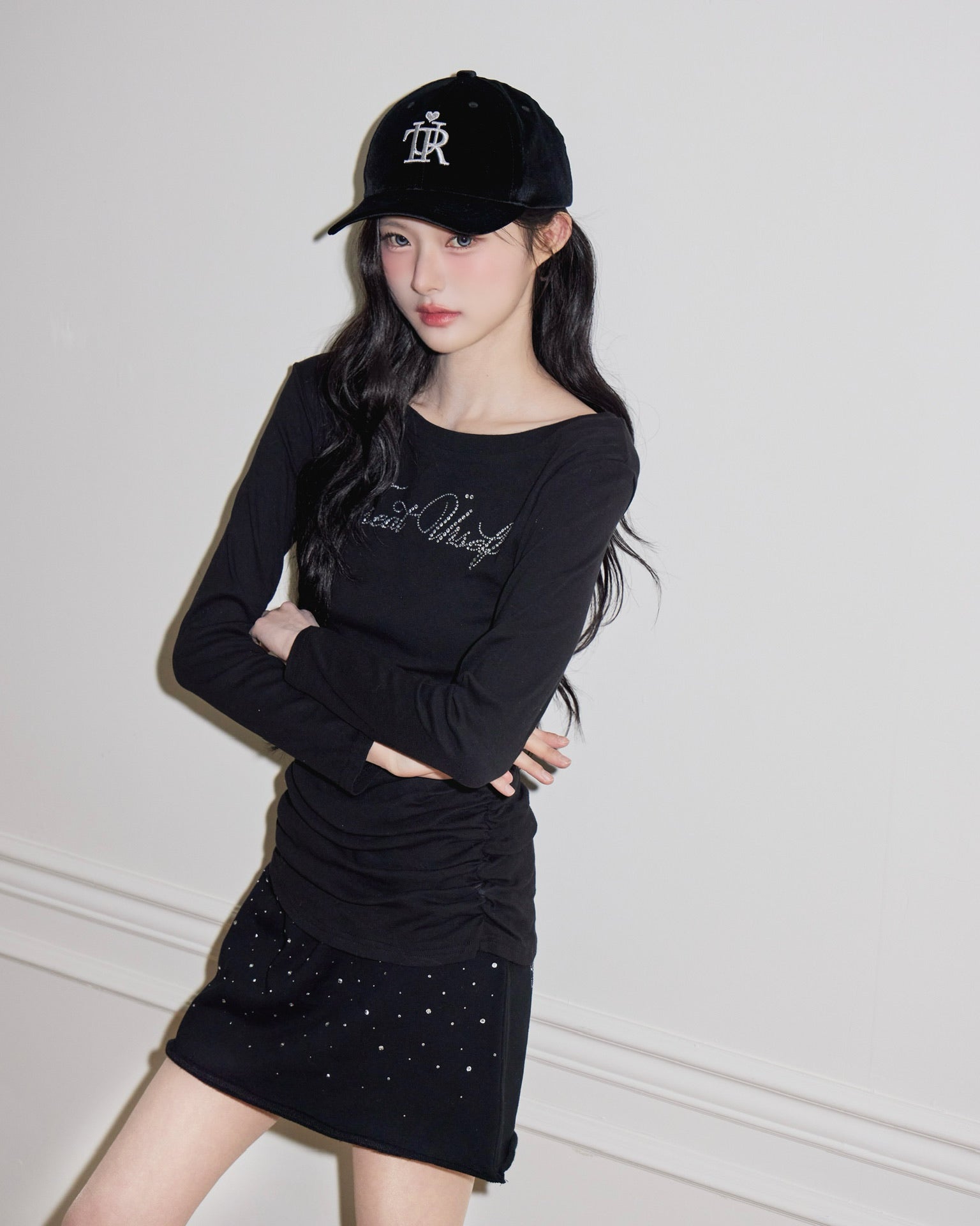 2way bijou long sleeve T-shirts