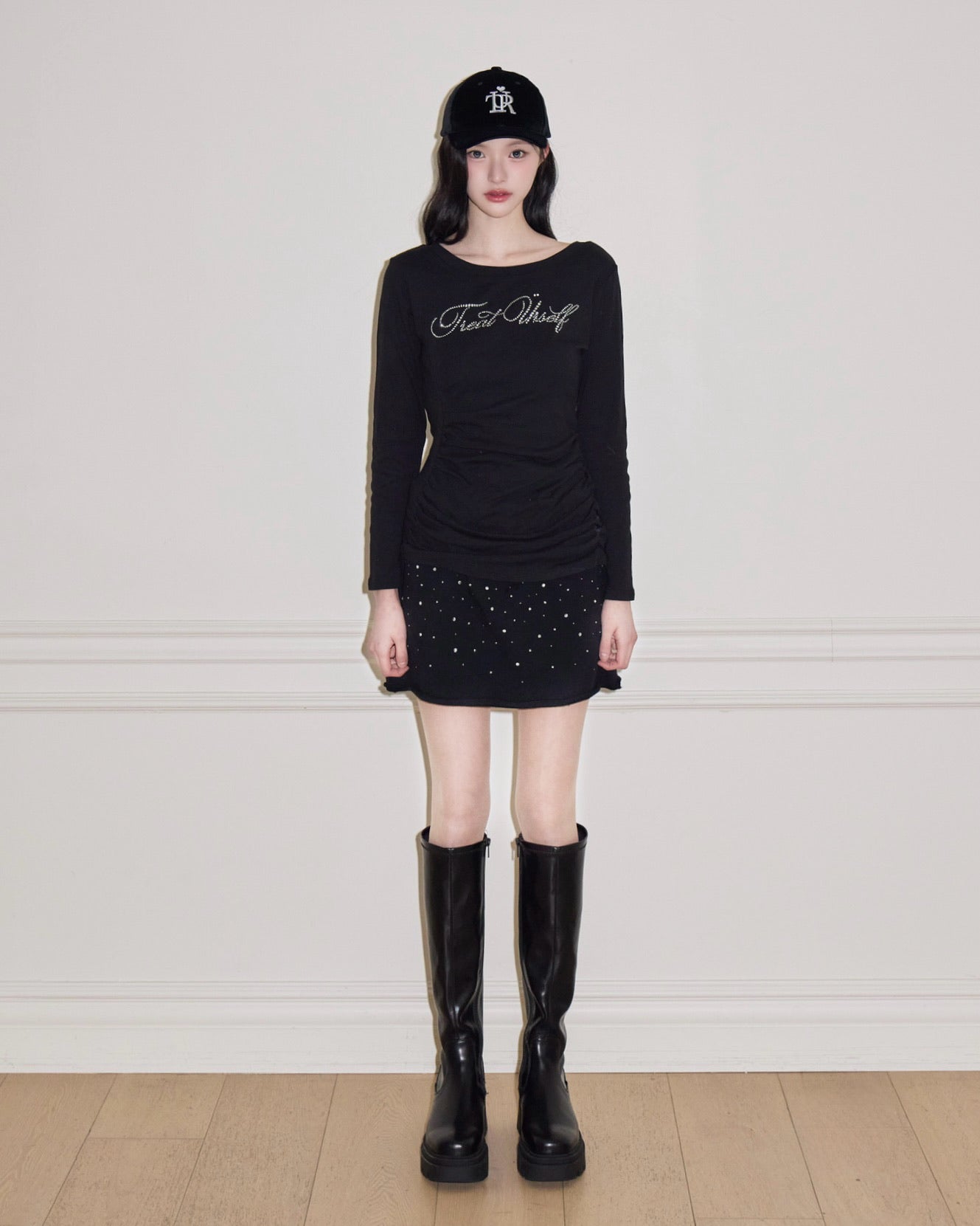 2way bijou long sleeve T-shirts