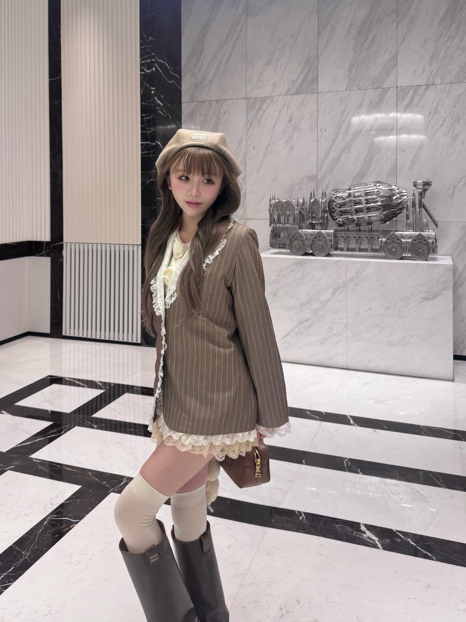 【10月末より順次発送】Retro lace jacket