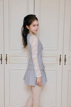 Parisienne double button one-piece