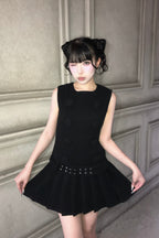 Parisienne double button one-piece