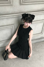 Parisienne double button one-piece